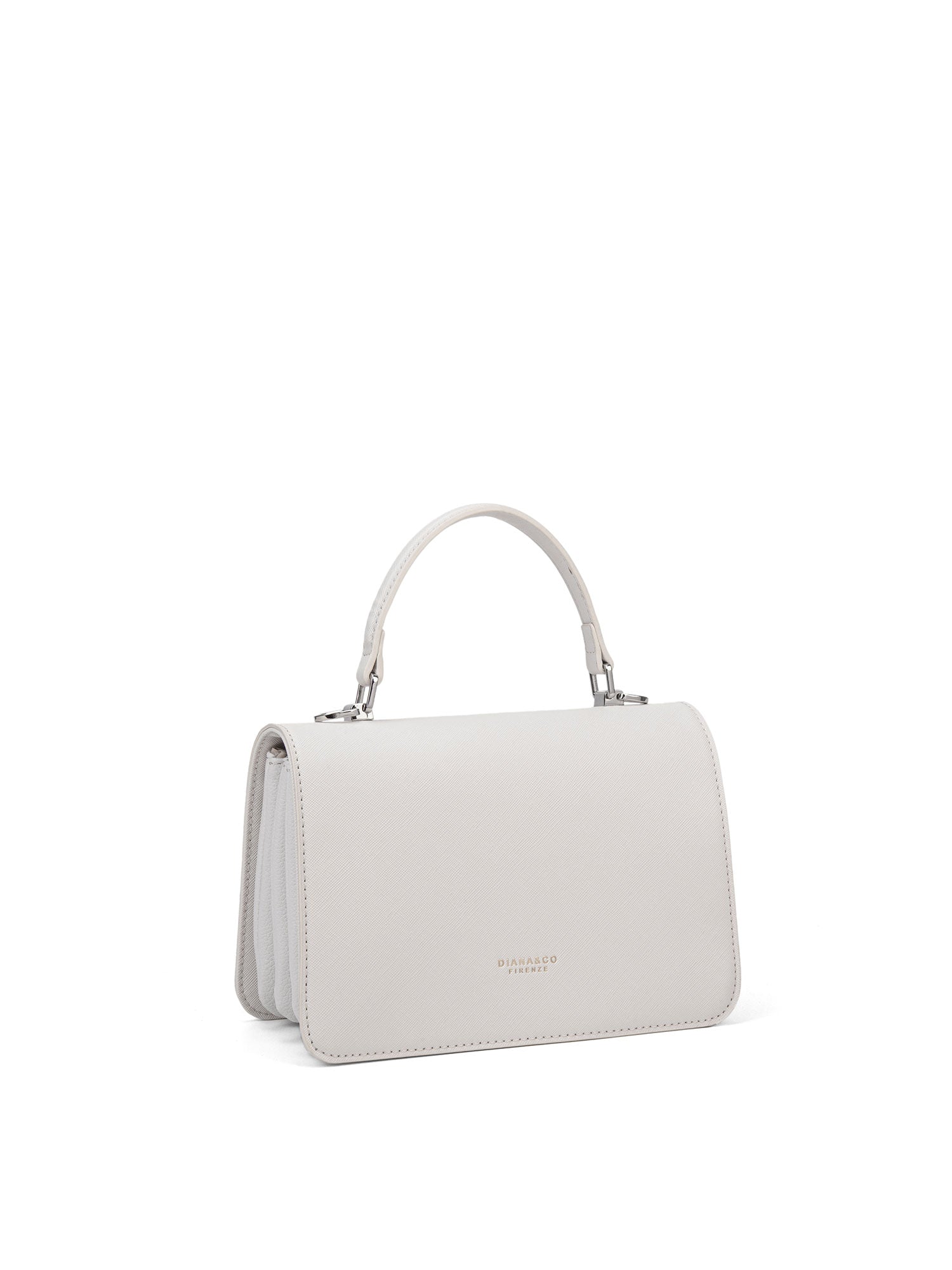 Borsa a mano da donna 100% pelle vegana PU 722-3PT-BEIGE Diana&co