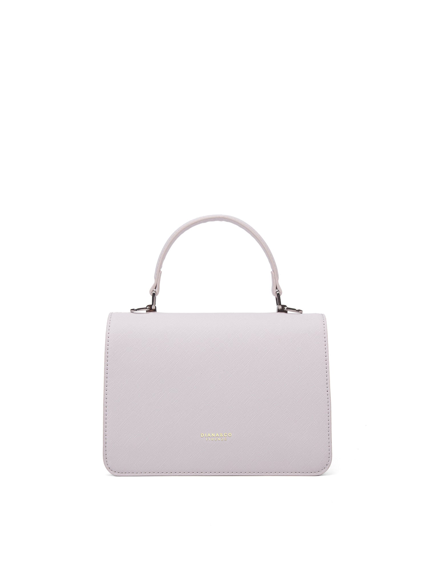 Borsa a mano da donna 100% pelle vegana PU 722-3PT-LILAC Diana&co