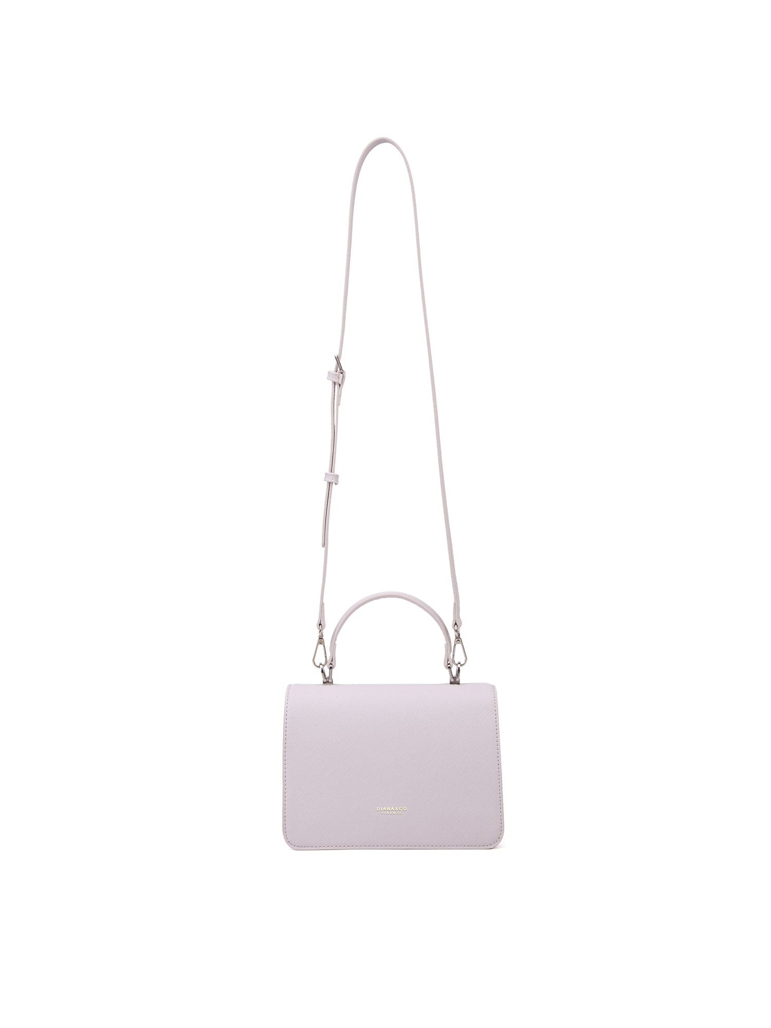 Borsa a mano da donna 100% pelle vegana PU 722-3PT-LILAC Diana&co