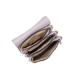 Borsa a mano da donna 100% pelle vegana PU 722-3PT-LILAC Diana&co