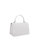 Borsa a mano da donna 100% pelle vegana PU 722-3PT-WHITE Diana&co