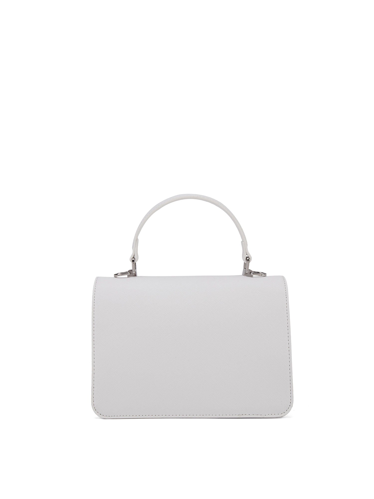 Borsa a mano da donna 100% pelle vegana PU 722-3PT-WHITE Diana&co