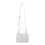 Borsa a mano da donna 100% pelle vegana PU 722-3PT-WHITE Diana&co