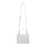 Borsa a mano da donna 100% pelle vegana PU 722-3PT-WHITE Diana&co