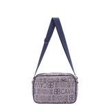 Borsa a tracolla da donna Ecopelle BC1374-BLU B Cavalli