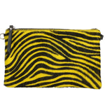Vera pelle 00721-D04 GIALLO YELLOW Borsa a tracolla da donna Prisca Gave Lux