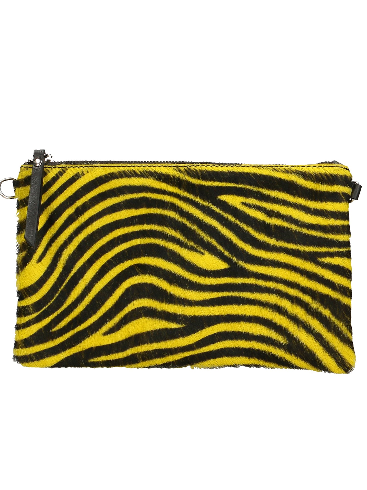 Vera pelle 00721-D04 GIALLO YELLOW Borsa a tracolla da donna Prisca Gave Lux