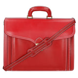Nevio 7010-ROSSO RED Borsa da lavoro uomo in pelle Gave Lux