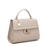 Borsa a mano da donna 100% ecopelle 728-1PT-ALMOND Diana&co
