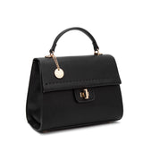 Borsa a mano da donna 100% ecopelle 728-1PT-BLACK Diana&co