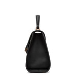 Borsa a mano da donna 100% ecopelle 728-1PT-BLACK Diana&co