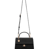 Borsa a mano da donna 100% ecopelle 728-1PT-BLACK Diana&co