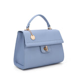 Borsa a mano da donna 100% ecopelle 728-1PT-DENIM Diana&co