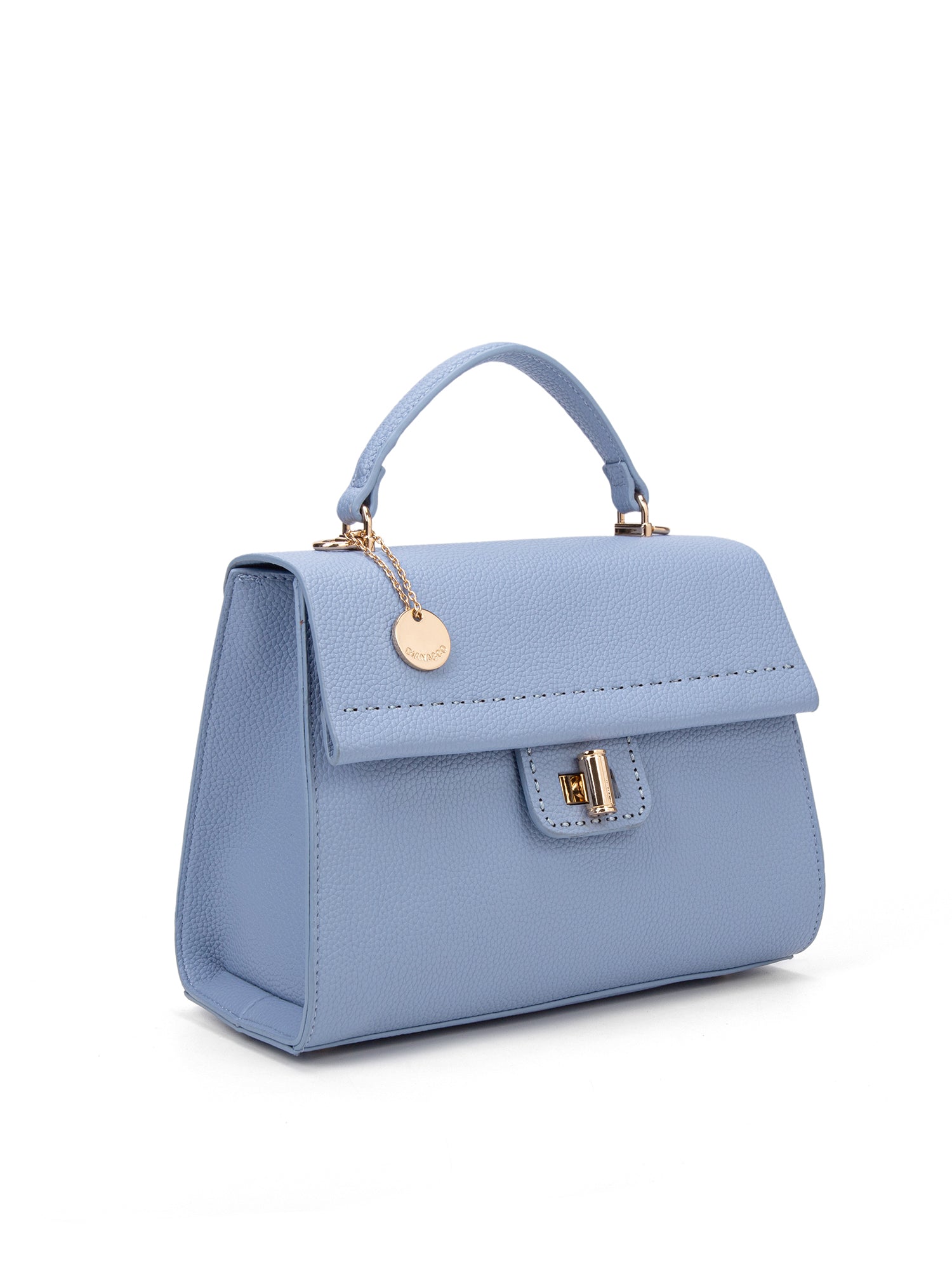 Borsa a mano da donna 100% ecopelle 728-1PT-DENIM Diana&co
