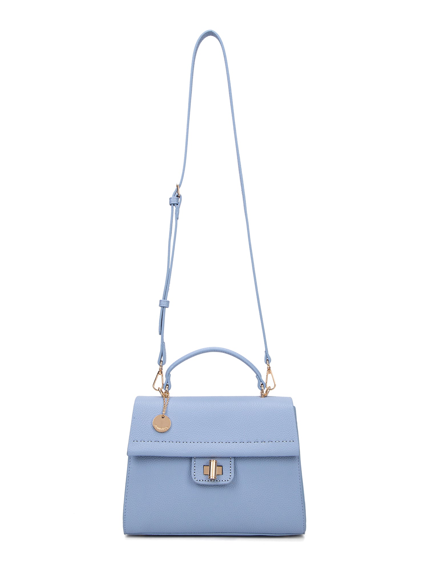 Borsa a mano da donna 100% ecopelle 728-1PT-DENIM Diana&co