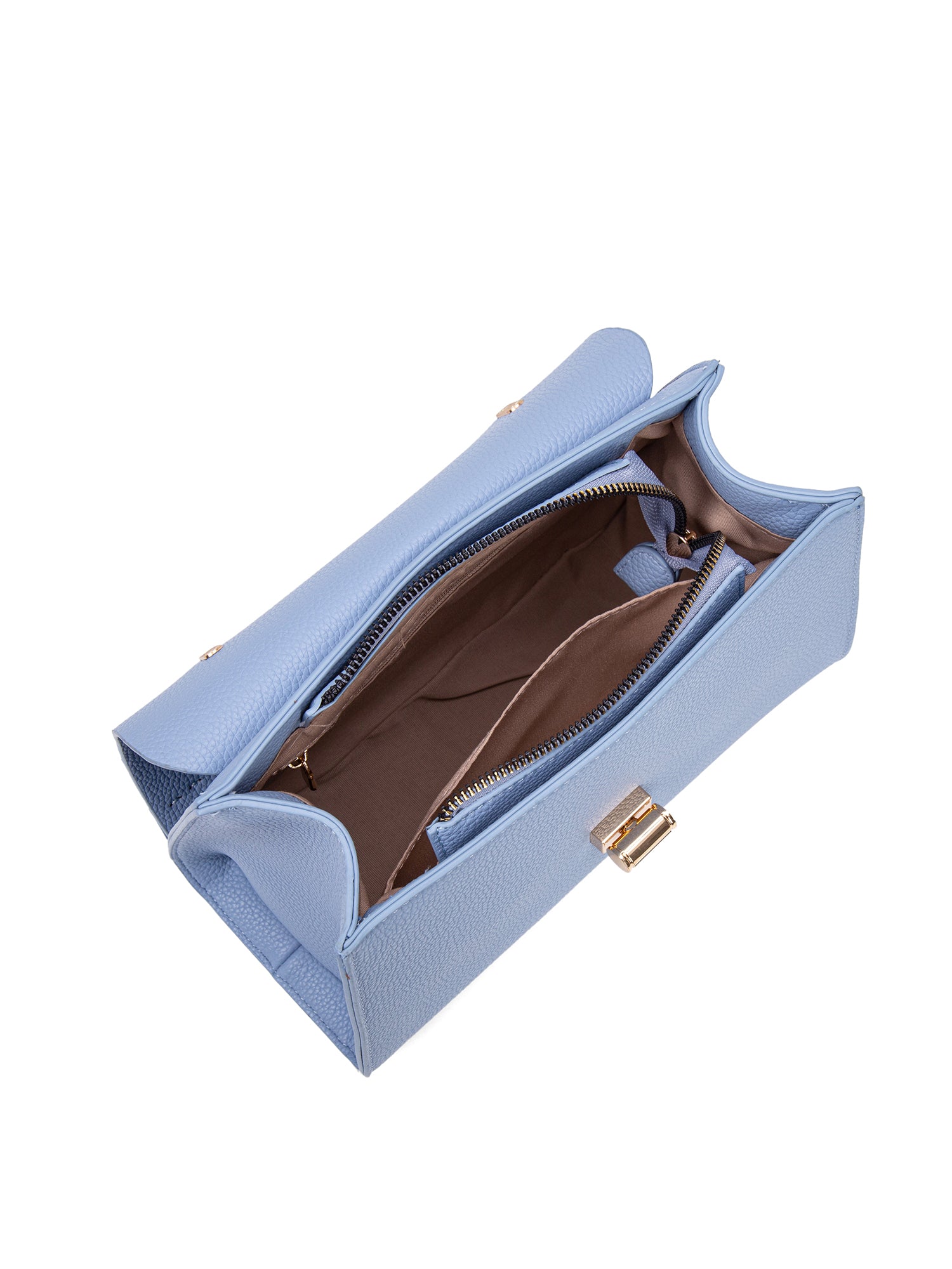Borsa a mano da donna 100% ecopelle 728-1PT-DENIM Diana&co