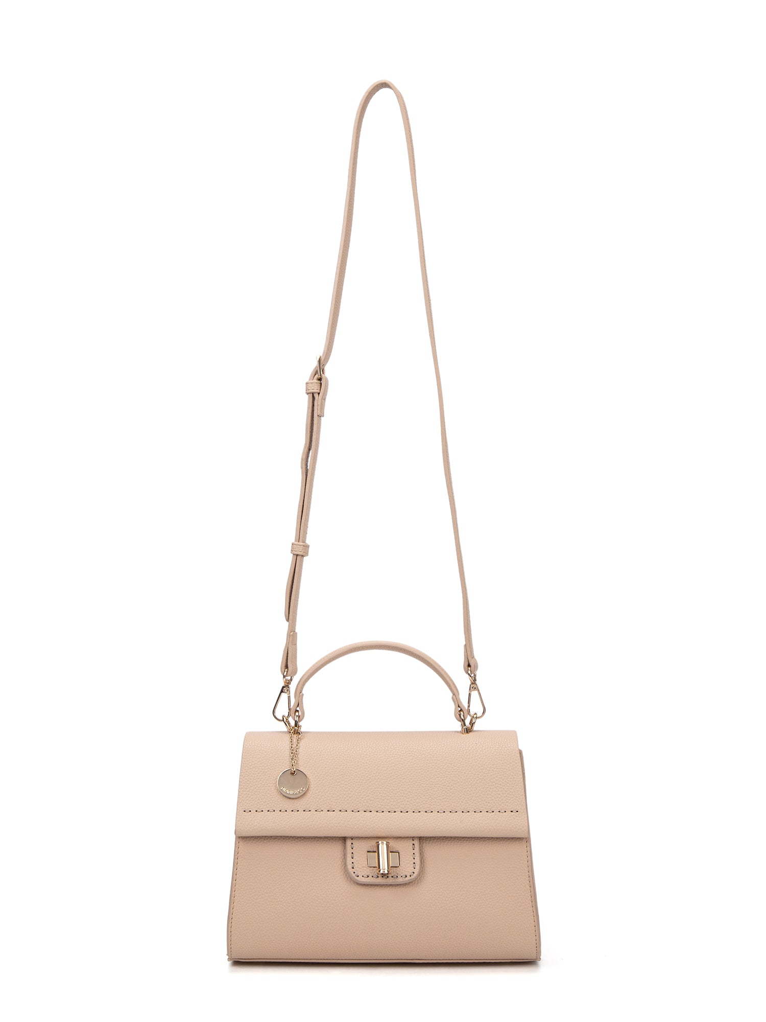 Borsa a mano da donna 100% ecopelle 728-1PT-IVORY Diana&co