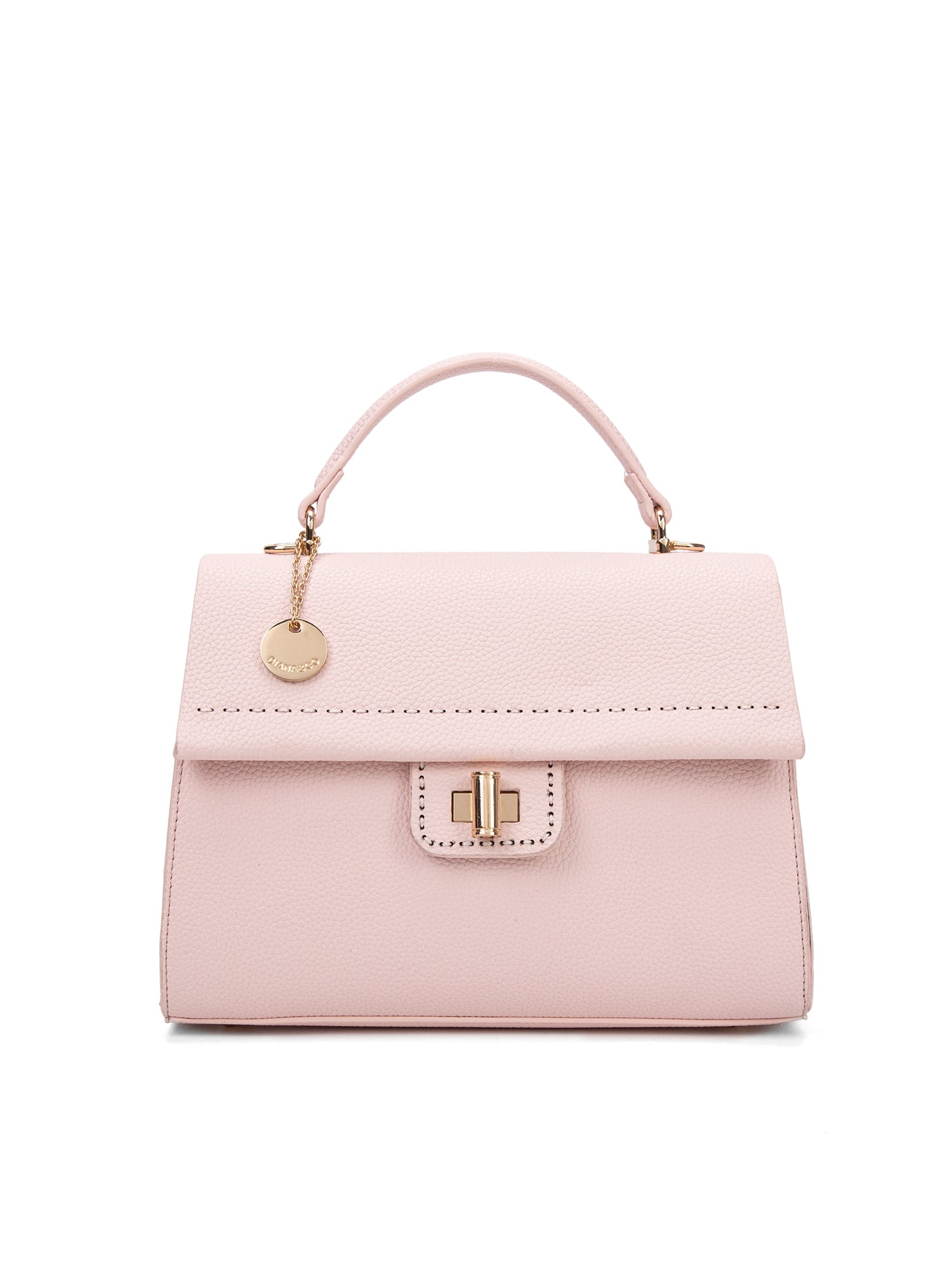 Borsa a mano da donna 100% ecopelle 728-1PT-PINK Diana&co