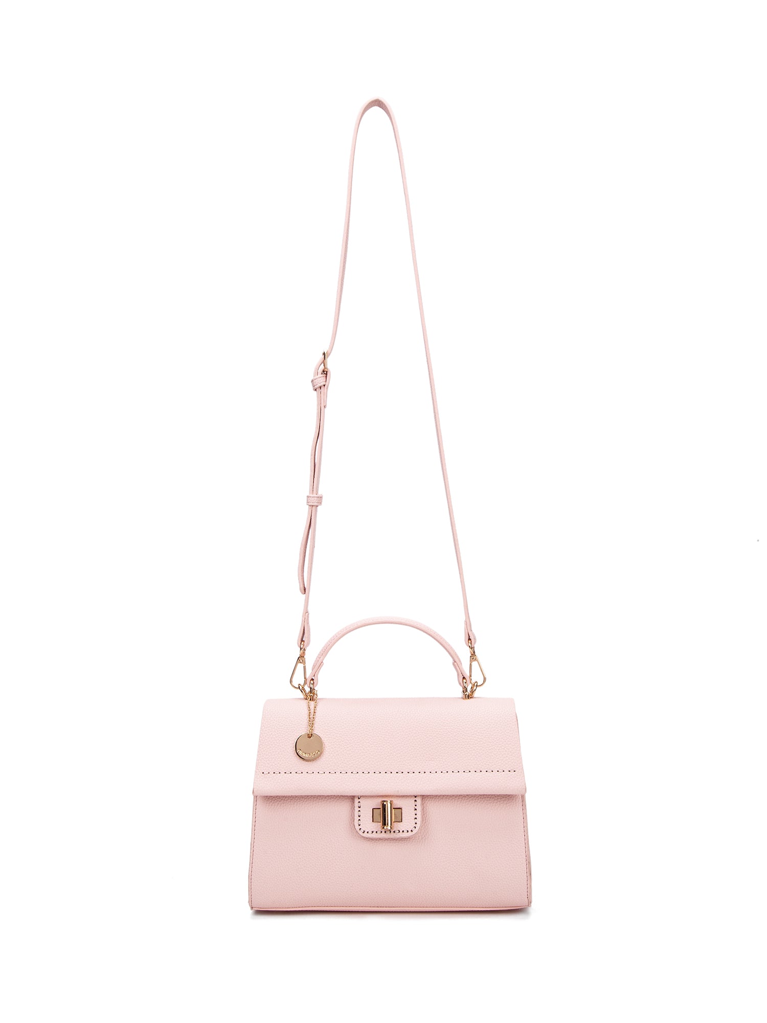 Borsa a mano da donna 100% ecopelle 728-1PT-PINK Diana&co