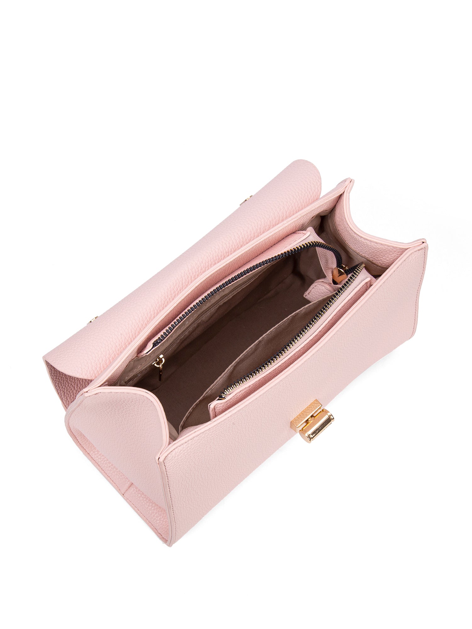 Borsa a mano da donna 100% ecopelle 728-1PT-PINK Diana&co