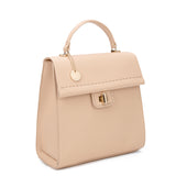 Zaino da donna in pelle vegana Casual 728-2PT-ALMOND Diana&co