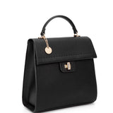 Zaino da donna in pelle vegana Casual 728-2PT-BLACK Diana&co