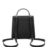 Zaino da donna in pelle vegana Casual 728-2PT-BLACK Diana&co