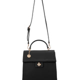 Zaino da donna in pelle vegana Casual 728-2PT-BLACK Diana&co