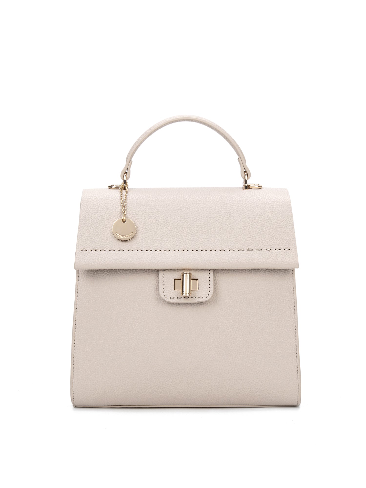 Zaino da donna in pelle vegana Casual 728-2PT-IVORY Diana&co
