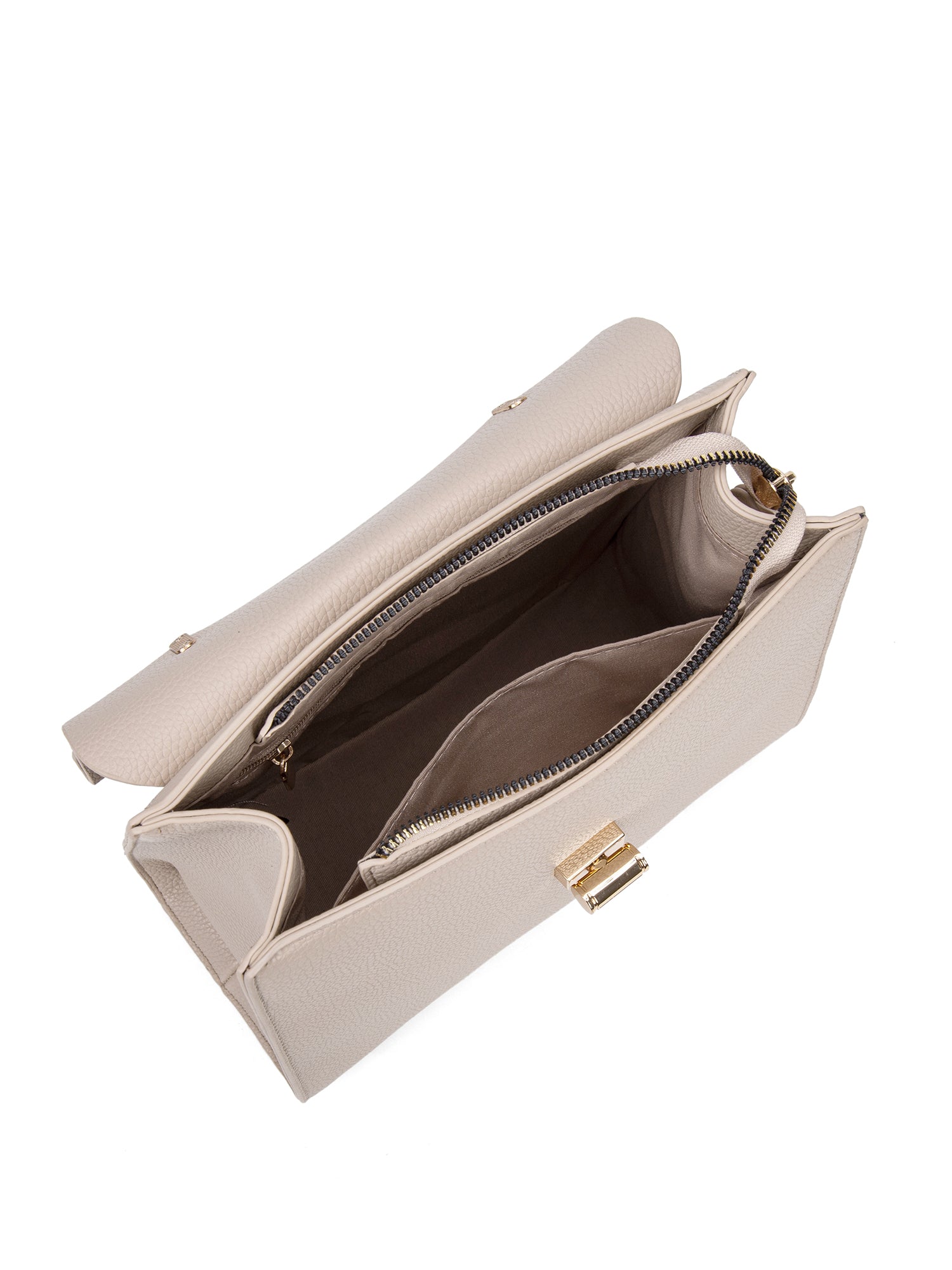 Zaino da donna in pelle vegana Casual 728-2PT-IVORY Diana&co