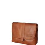 Borsa a tracolla da uomo Vera pelle HILB-3094-CUOIO Hill Burry