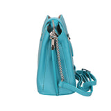 Eridana Borsa a tracolla da donna Vera pelle 1137-CIELO Gave Lux