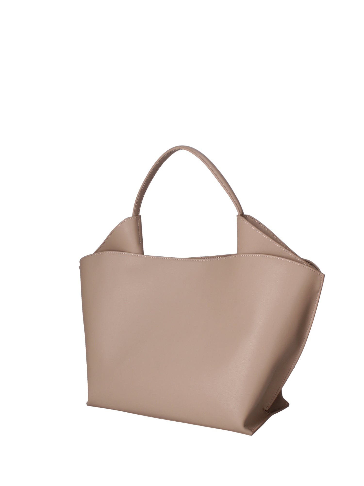 Borsa a mano da donna 100% pelle riciclata 07226-Taupe Viola Castellani