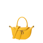 Mae Borsa a mano da donna Vera pelle 07142-D04 GIALLO Viola Castellani