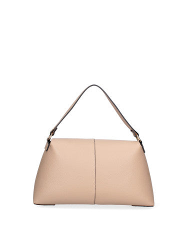 Borsa a spalla da donna Vera pelle 07154-D05 CAPPUCCINO Roberta Rossi