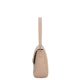 Borsa a spalla da donna 100% pelle vegana PU 740-1PT-LIGHT CREAM Diana&co