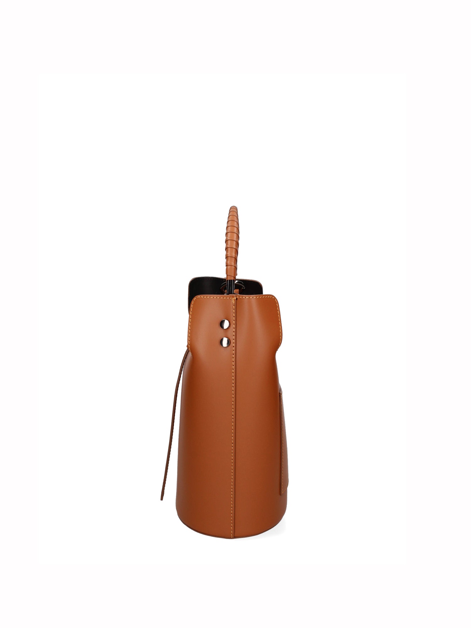 Seraphina Plus Borsa a secchiello da donna Vera pelle 6549-CUOIO Gave Lux