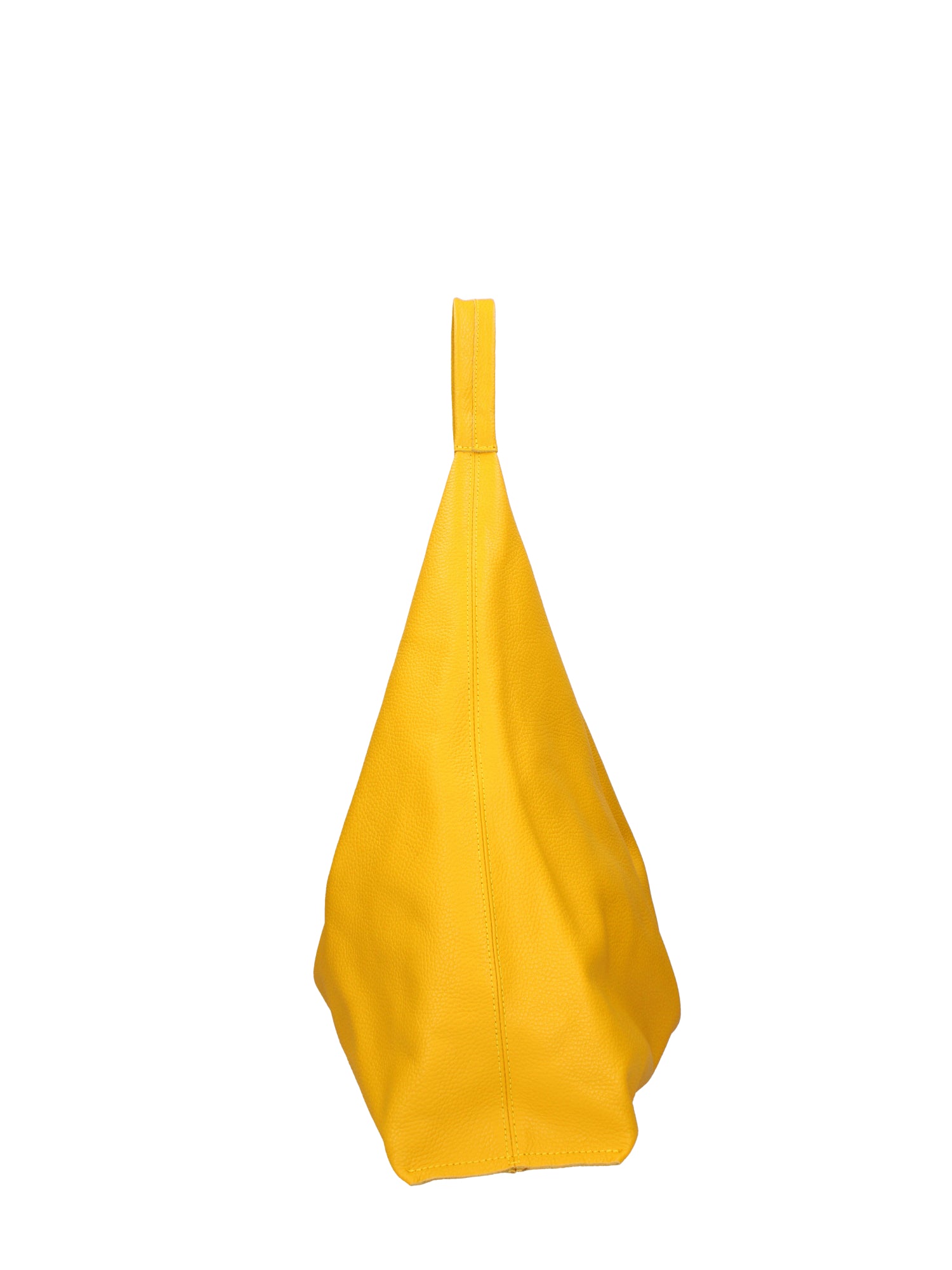 Borsa a mano da donna 100% vera pelle 07209-D04 GIALLO Roberta Rossi