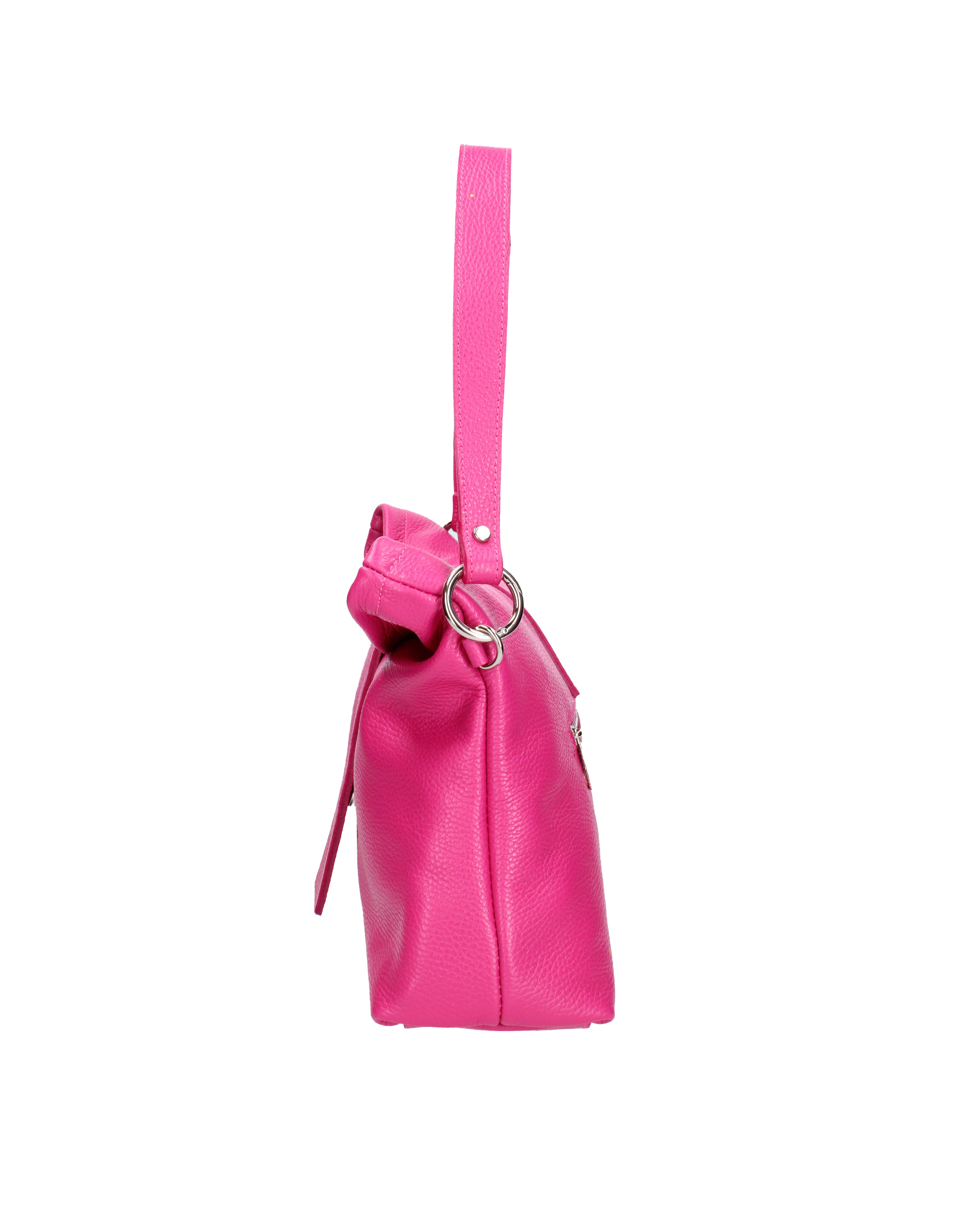Grace Borsa a spalla da donna Vera pelle 07158-D02 FUXIA Viola Castellani