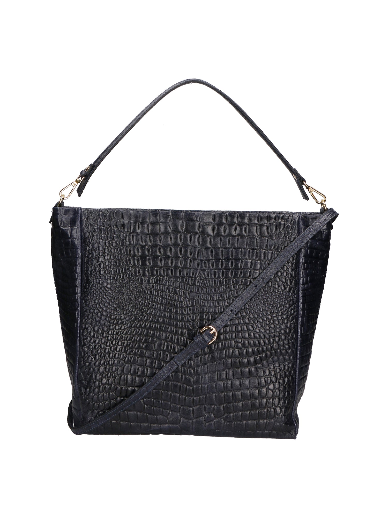 Valtera Borsa a spalla da donna Vera pelle 06500-013 BLU NAVY Gave Lux