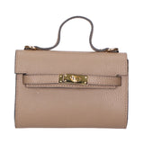 Uma Borsa a mano da donna Vera pelle 06525-D40 TAUPE Gave Lux