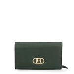 Portafoglio donna in vera pelle Casual LB7692-30-GREEN Laura Biagiotti