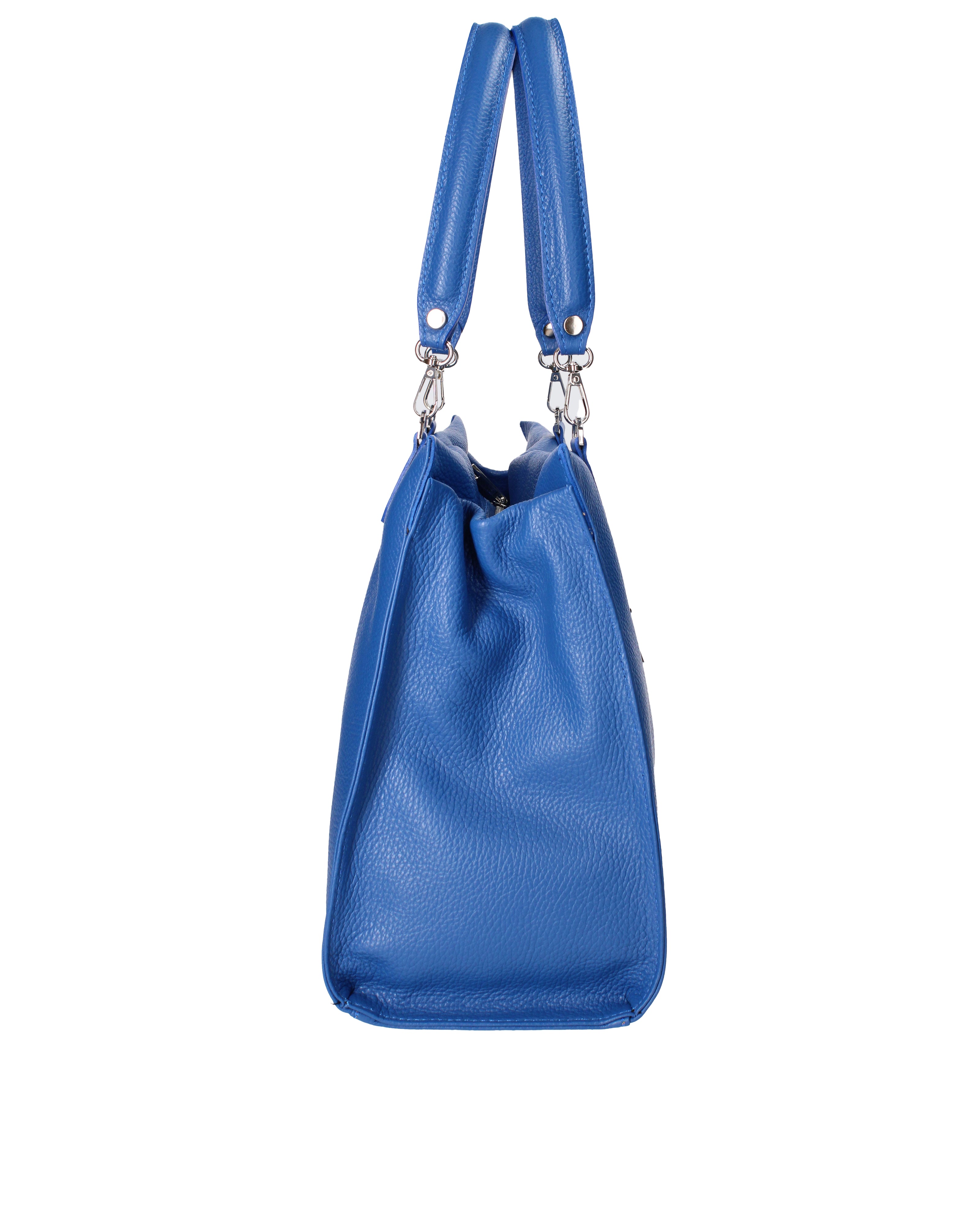 Borsa a mano da donna 100% vera pelle 07138-D22 BLUETTE Roberta Rossi