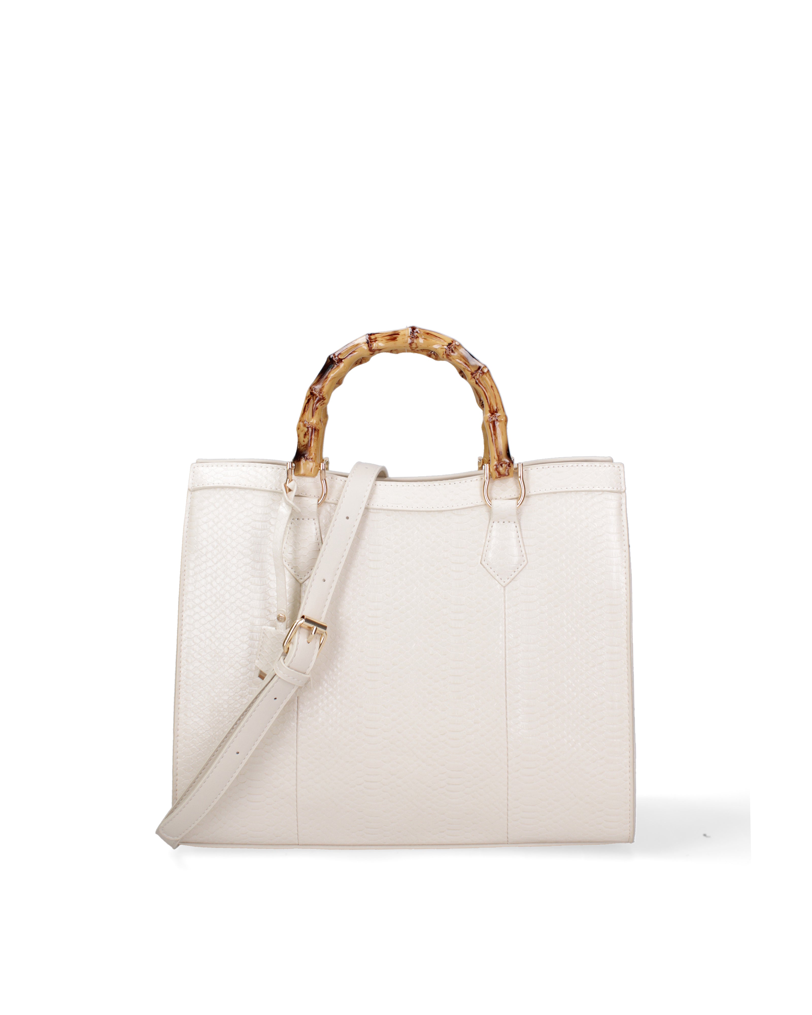Borsa a spalla da donna Ecopelle vegana DC3333-3-BEIGE Diana&co