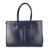Eugenia Borsa a mano da donna 100% pelle 9008-BLU Gave Lux