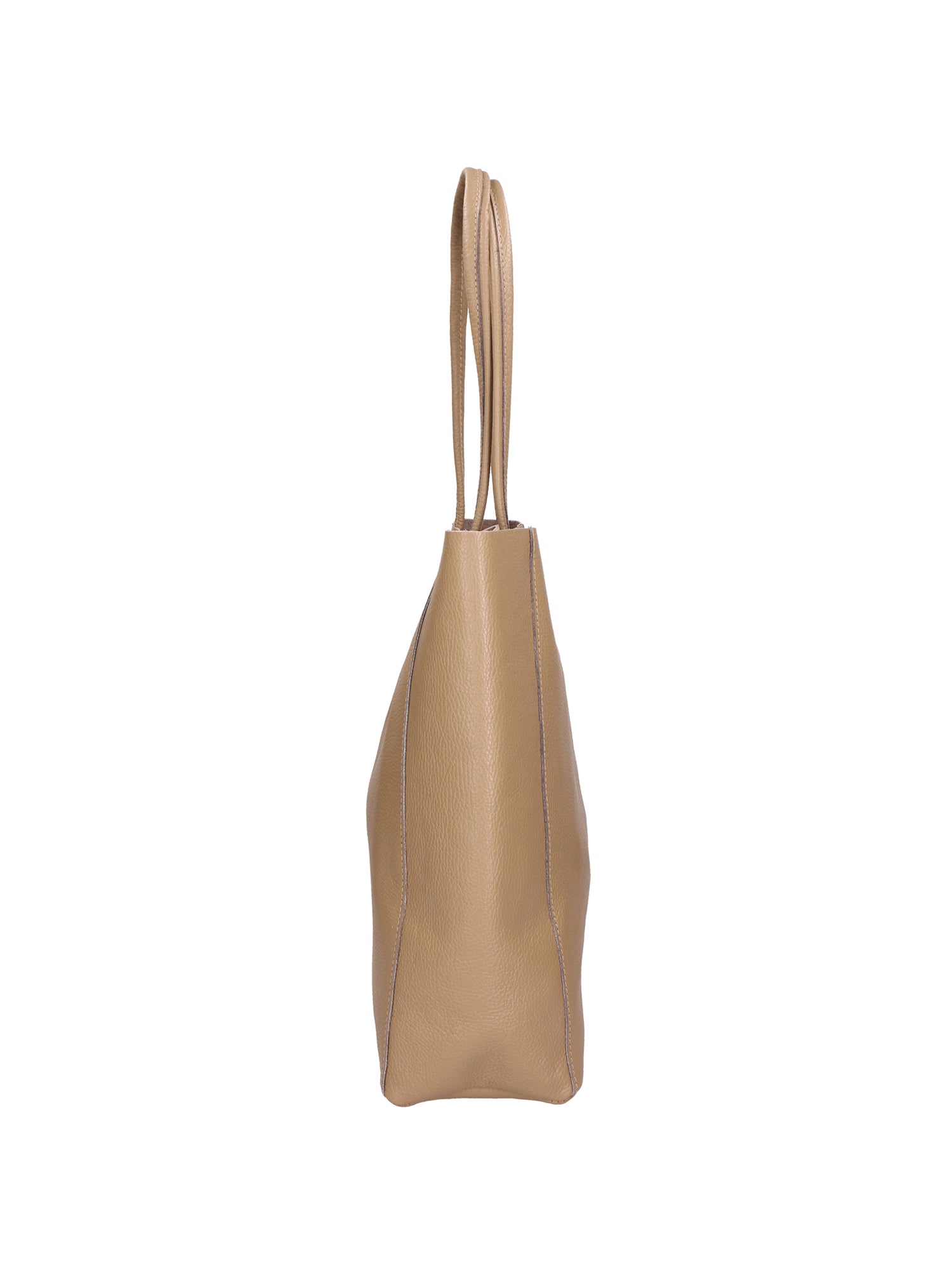 Valentina Borsa a mano da donna 100% pelle 06733-D07 TAUPE CHIARO Gave Lux
