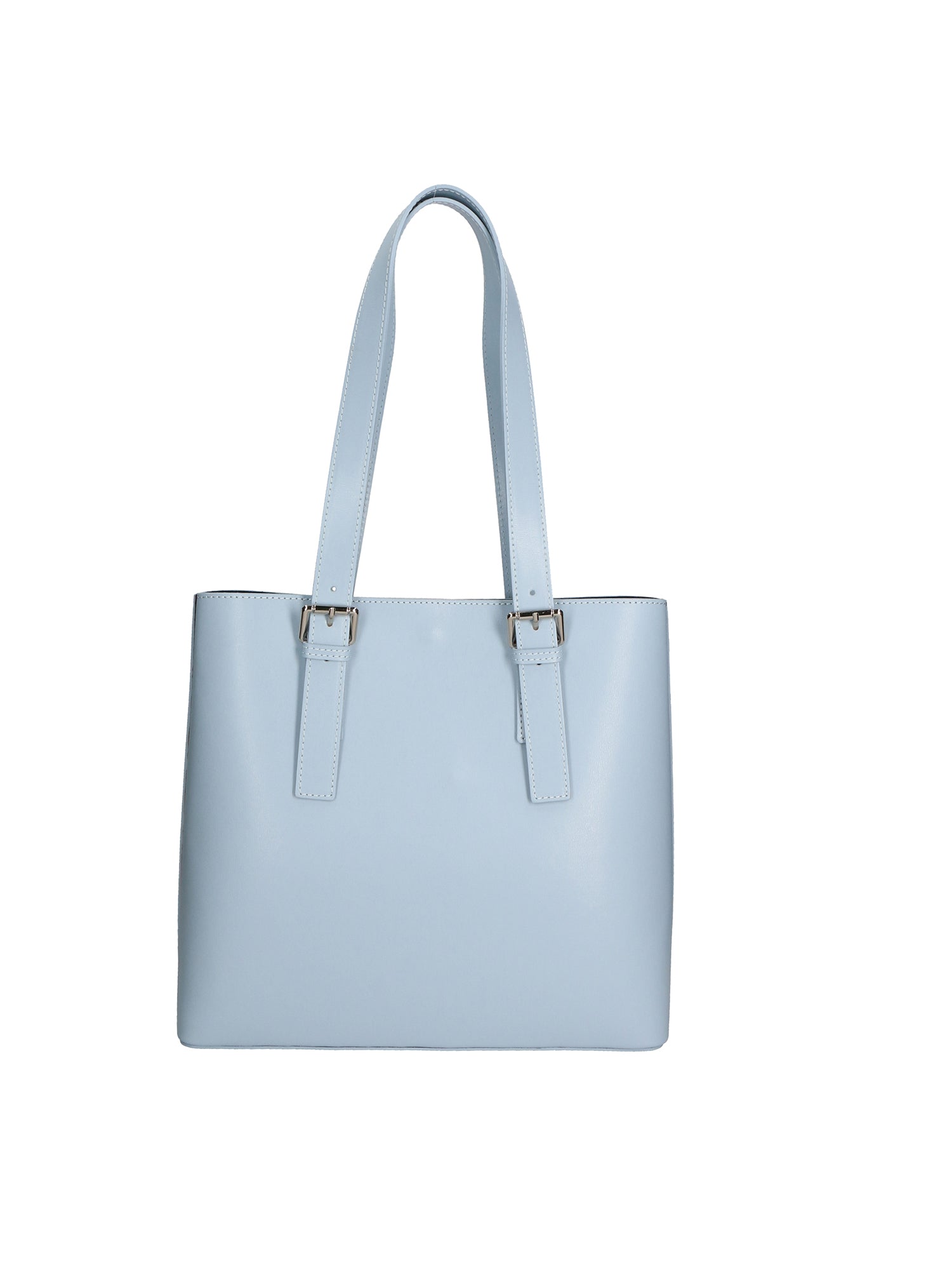 Germana Borsa a spalla da donna 100% pelle 05924-B92 CELESTE Gave Lux
