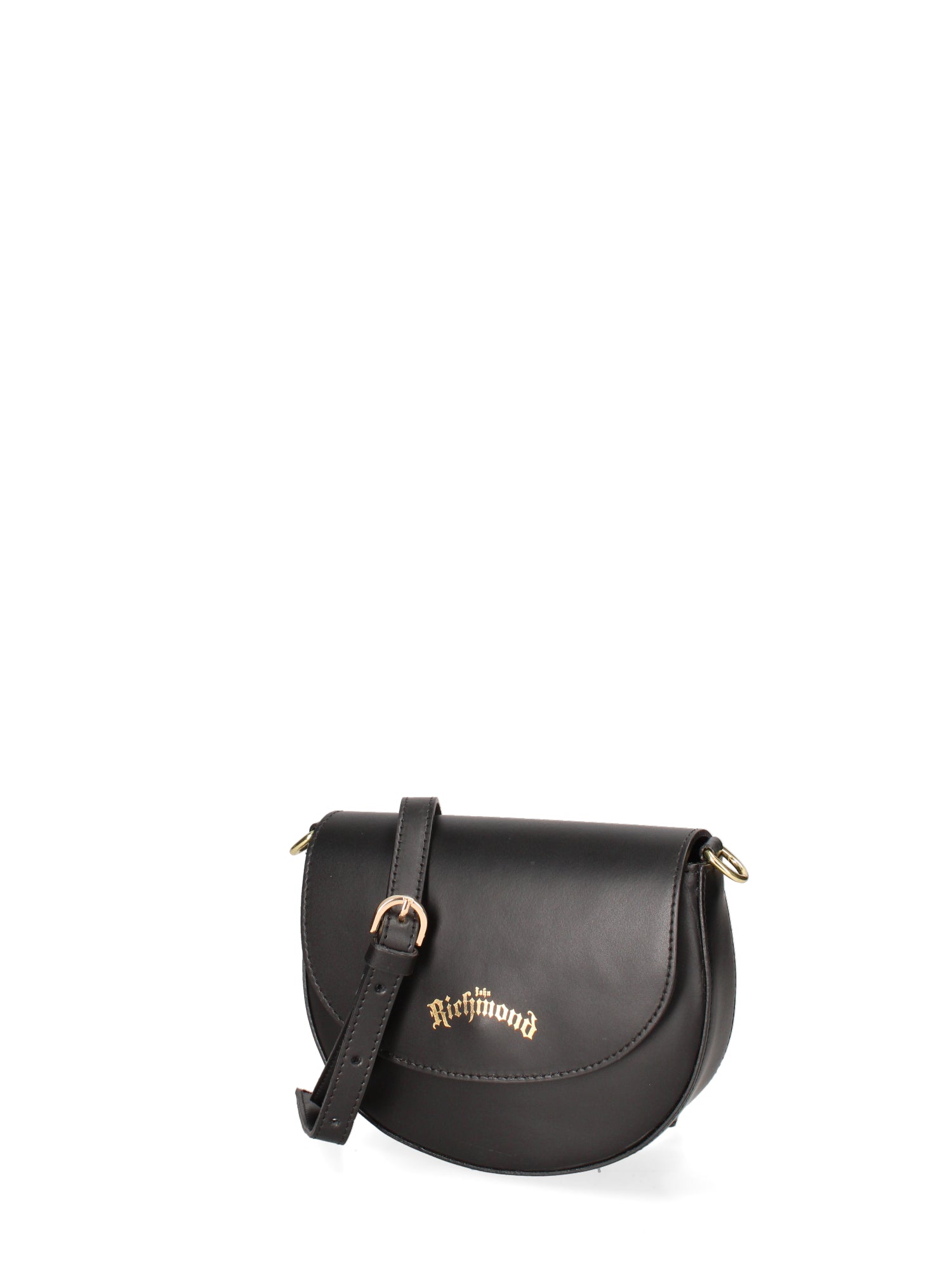 Borsa a tracolla da donna 100% pelle ruga JR-W-1017-BLACK-GOLD John Richmond