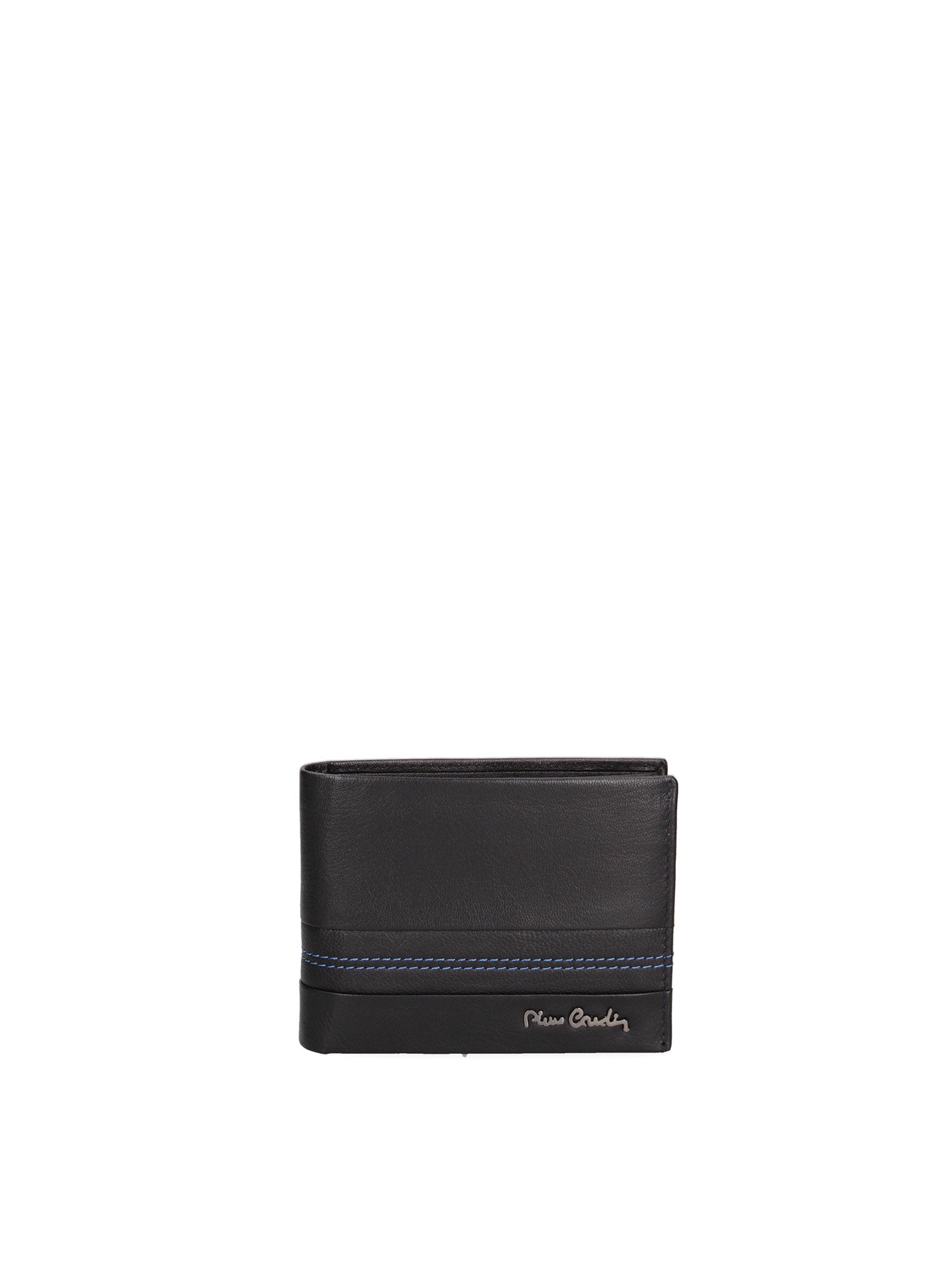 Portafoglio uomo in vera pelle Sfoderato 8805-97-NERO-BLU Pierre Cardin