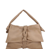 Borsa a spalla da donna Vera pelle 07171-S05 TAUPE CHIARO Viola Castellani